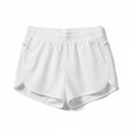 Women's White Athletic Shorts