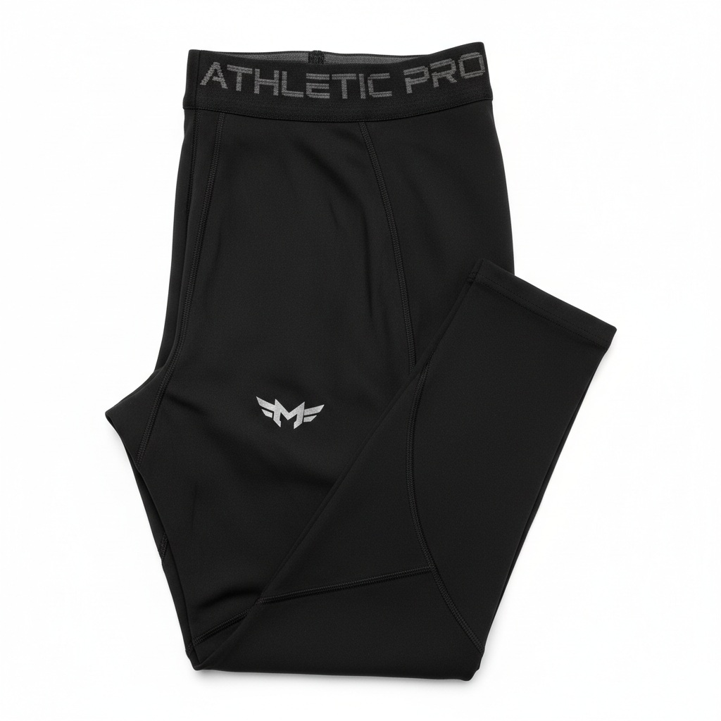 Men's Black Compression Tights