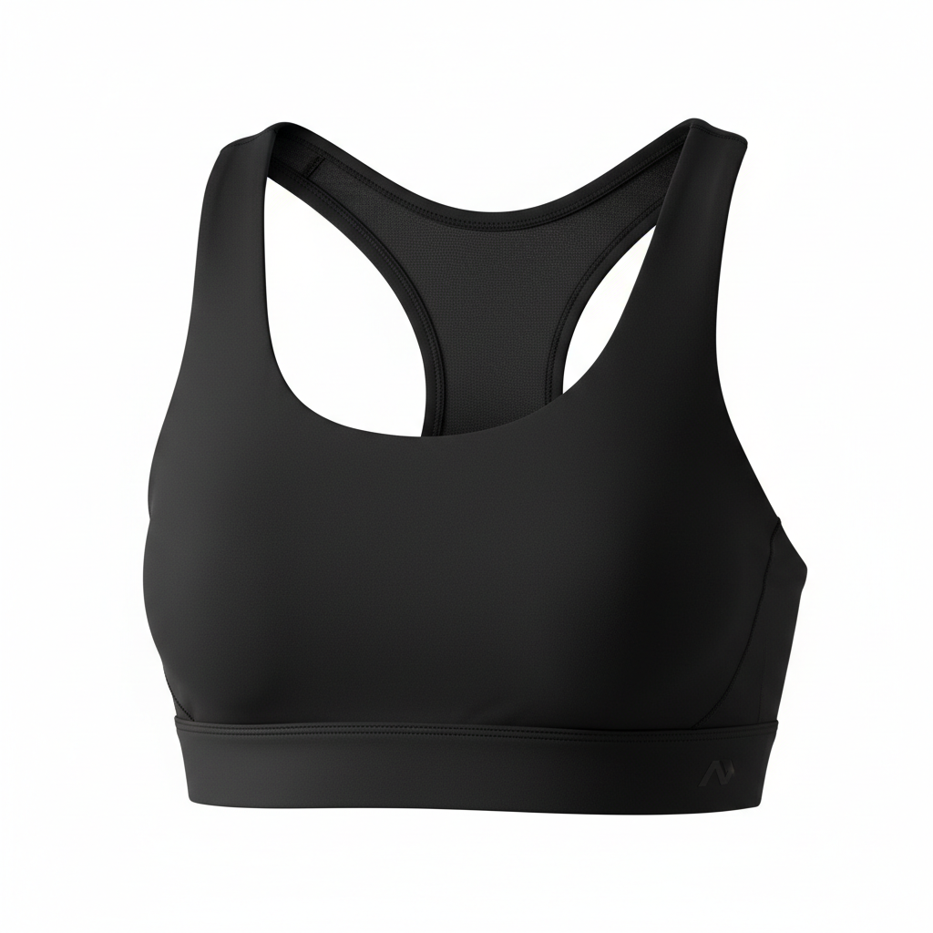 Women's Black Sports Bra