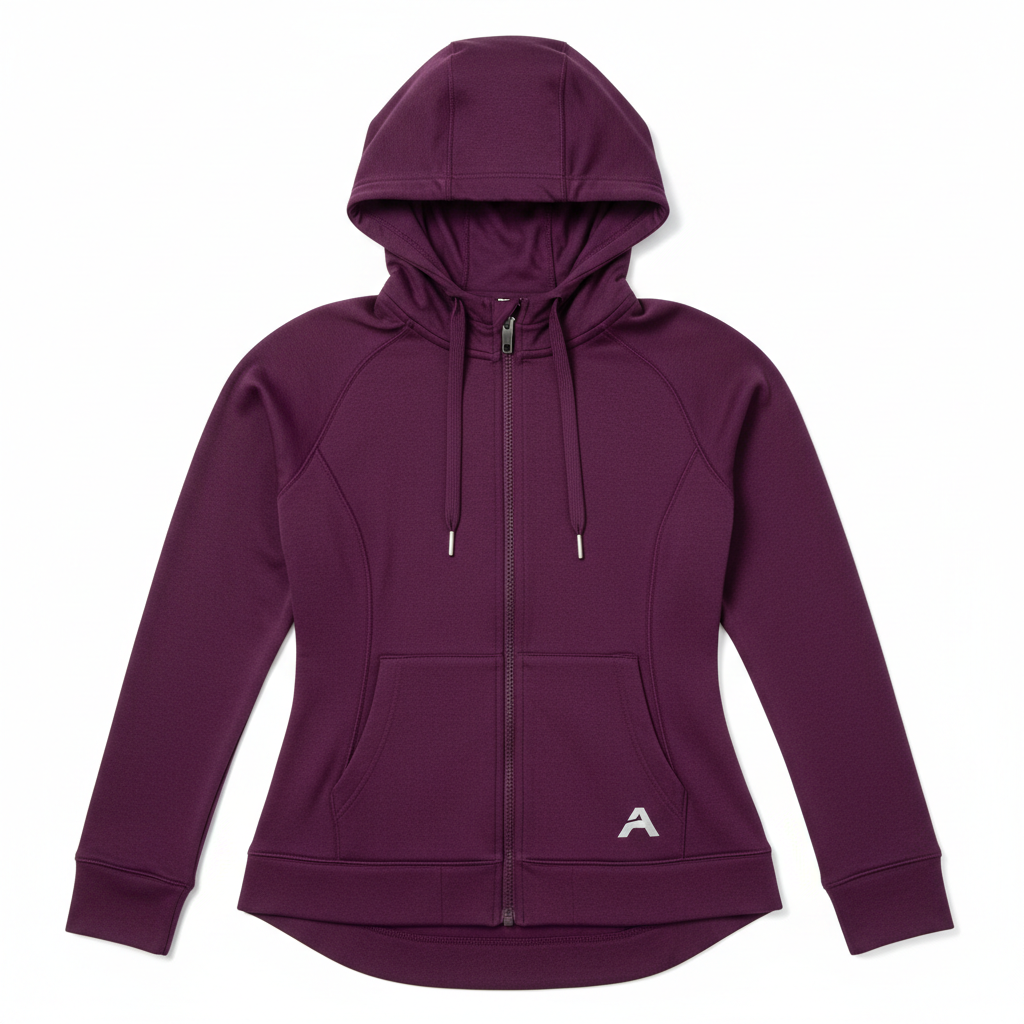 Women's Purple Athletic Hoodie